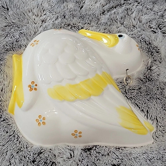 Vintage Ceramic Pelican Baking Mold Wall Decor Kitchy Sutton‎ Made in Japan - Picture 4 of 7